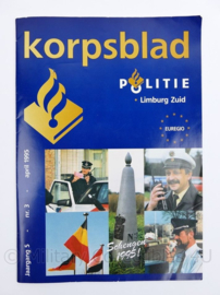 Politie Korpsblad Limburg Zuid april 1995 - 29,5 x 21 x 0,3 cm - 28 pagina's - origineel