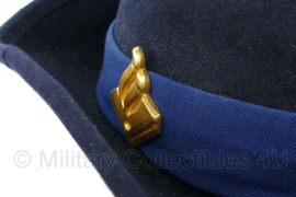 Nederlandse Politie Dames hoed met insigne - maat 57 - gedragen - origineel