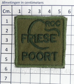 Defensie borstembleem klittenband ROC Friese Poort - met klittenband - origineel