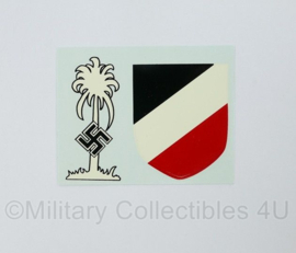 Decals Afrikakorps - Palmboom en schild