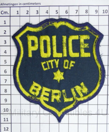 Amerikaanse Politie embleem American Police City of Berlin patch - 11 x 10 cm - origineel