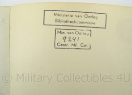 MVO boekje North Atlantic Treaty 1949 - met stempel Chef Generale Staf - afmeting 15 x 23 cm - origineel
