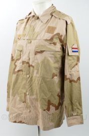 KL Nederlandse leger desert camo basis jas - meerdere maten - gedragen - origineel