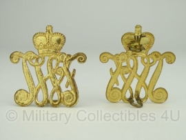 KL schouderstuk insigne set - Regiment infanterie Johan Wissem Friso - origineel