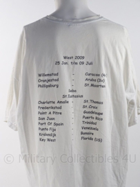 KM Koninklijke Marine shirt van de "west reis 2009" - gebruikt - maat L - origineel
