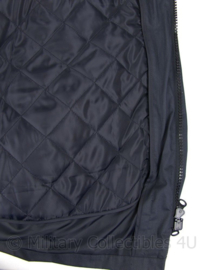Donkerblauwe parka met voering - maat L - origineel leger