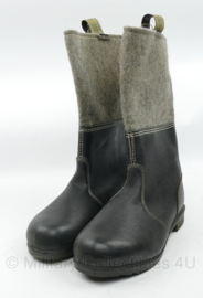Naoorlogse winterlaarzen - Runderleer met filt - wo2 Duits model - maat 27 - origineel