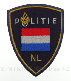 Nederlandse Politie embleem - Internationale missies - met klittenband - 10 x 8 cm
