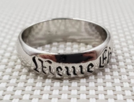 SS Ring SS totenkopf ring - Meine Ehre Heißt Treue (glad) - replica - size 7 tm. 9