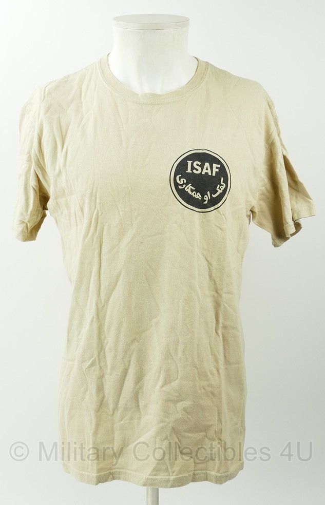 KL T-shirt ISAF Physical Training - maat Medium - gedragen - origineel