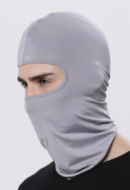 DSI Politie balaclava 1 gats nieuw gemaakt lichtgrijs