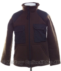 US Army Brown Fleece Bear Jacket ECWS bruin - maat Large - origineel