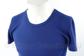 Ondershirt Coolmax - korte mouw - blauw - maat 36 - gedragen - origineel
