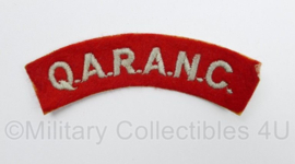 Britse leger QARANC Queen Alexandra's Royal Army Nursing Corps shoulder title - 10 x 3,5 cm - origineel