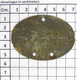 WO2 Duitse erkennungsmarke - 1e Kompanie Flieger Ausbildungs Regiment 41 - persoonsnummer 317 - origineel