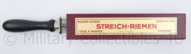 Streich Riemen Herold rundlederen spanriem Rindleder Solingen Germany -  in doos  - 34 x 3 x 4,5 cm - nieuw - origineel