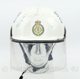 Mersey Regional Ambulance Service Rescue helm Station Officer  - wit -  verstelbaar maat 54 - 62 cm  - origineel