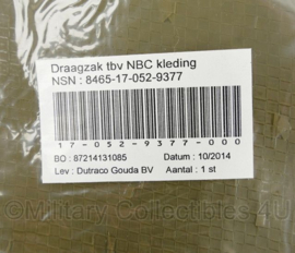 Defensie draagzak tbv NBC kleding - nieuw in verpakking - 26 x 1,5 x 27,5 cm - origineel