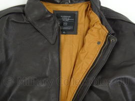 Flight jacket A2 - donkerbruin leder