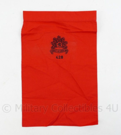 KL Nederlandse leger halsdoek 428 Infanterie Beveiligingscompagnie RIOG - rood - origineel