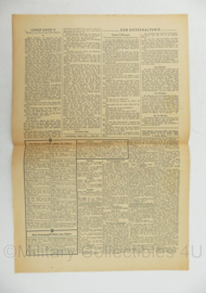 WO2 Duitse krant Frankische Tageszeitung nr. 240 12 oktober 1944 - 47 x 32 cm - origineel