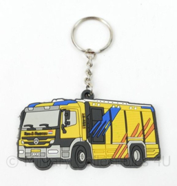 PVC KLU Koninklijke Luchtmacht Fire & Resque sleutelhanger - 5 x 8,5 cm - origineel