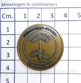 Zeldzaam proefmodel Coin Duits Nederlandse Corps FTX Gainful Sword 2003 - origineel