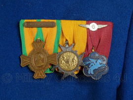 KLu Luchtmacht Muziekkorps uniform set met broek, schoenen, jasje en muts - met originele insignes en medailles - maat - origineel
