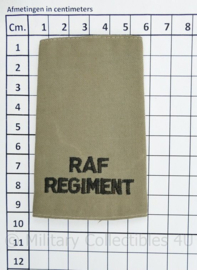 Britse RAF Regiment  ENKELE epaulet - 9 x 6 cm - origineel