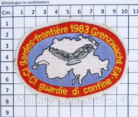 Gardes Frontiere 1983 Grenzwacht embleem - origineel
