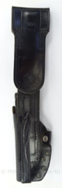 KMAR  Marechaussee of Politie motor holster met draaimodule - gebruikt - afmeting 39 x 8,5 x 4,5 cm - origineel