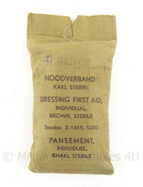 MVO Noodverband pakje - jaren 50 - 8 x 15 cm - origineel