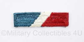 US Army naoorlogs stoffen embleem voor op de baret - beret candy stripe - 5 x 1,5 cm - origineel