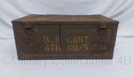 WO2 Britse munitiekist June 1944 - met originele verf en stempels - 62,5 x 37 x 25 cm - origineel