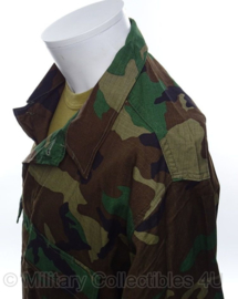 US Army uniform jasje woodland camo ONGEDRAGEN en zonder emblemen - maat Large/Short - origineel