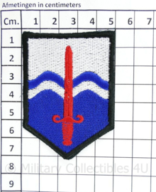 KL DT2000 arm embleem Nationaal Territoriaal Commando - 7 x 5 cm - origineel