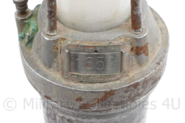 WO2 Duitse Panzerhandlampe laterne met nummer 1653  - 11 x 10 x 33,5 cm - origineel