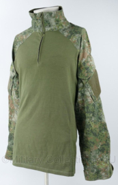 Combatshirt Fr NFP green Perm. met permetrine model met rits middenvoor - gedragen - maat Medium  - origineel