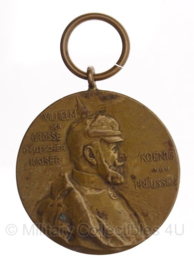 Medaille 1897 en origineel ingelijste oorkonde -Die Kaiser-Wilhelm-Erinnerungsmedaille  - origineel 1897