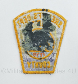 Amerikaanse Politie embleem American Sheriff's Dept. TIFT County patch - 9 x 8 cm - origineel