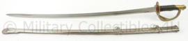 Vintage sabel met schede cavalerie model - 107 cm lang - replica
