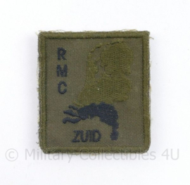 Defensie borst embleem klittenband RMC Zuid - Regionaal Militair Commando- Zuid - met klittenband  - 5 x 5 cm - origineel