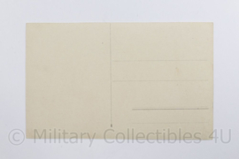 WO1 Duitse Postkarte met onbekende buitenlandse soldaten- 14,5 x 9 cm - origineel