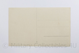 WO1 Duitse Postkarte met onbekende buitenlandse soldaten- 14,5 x 9 cm - origineel