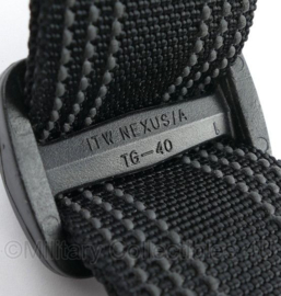Defensie en Us army legstrap black met Nexus gespen  - 40,5 x 3,5 cm - origineel