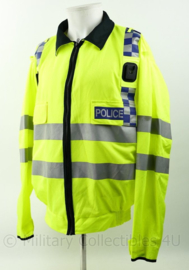 Britse Politie POLICE support jacket lightweigt High Visability  met portofoon houders - nieuw - maat Large Regular- origineel