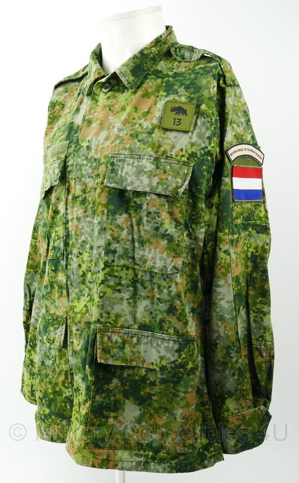 NFP Multitone uniform jas 13 gemachineerde brigade met emblemen - maat MR - nieuw - origineel