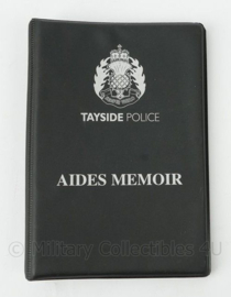Tayside Police Aides Memoir klappertje - 15 x 11 x 2 cm - origineel