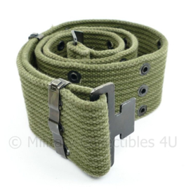 US Army Vietnam oorlog M56 belt met zeldzame Davis Quick Release sluiting -  102 x 5,5 cm - origineel