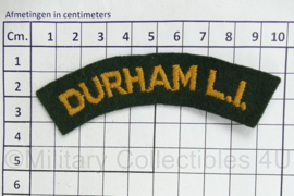 British Army shoulder title ENKEL Durham LI Light Infantry - 10 x 3 cm - origineel